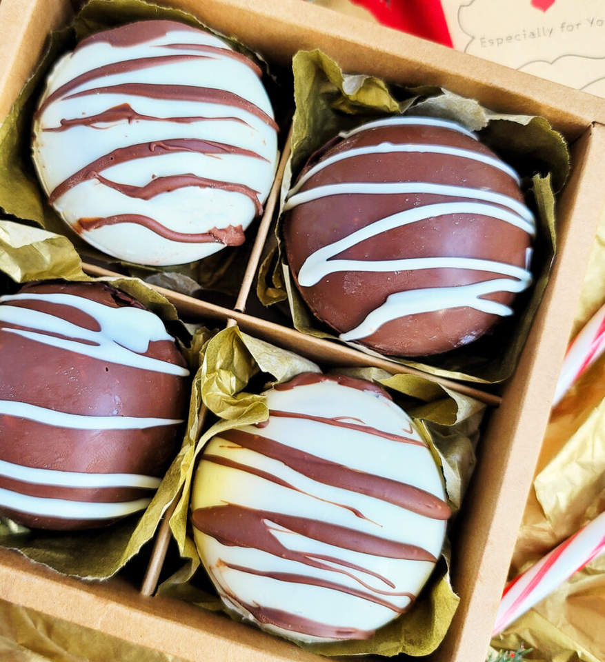 packaging for chocolate bombs