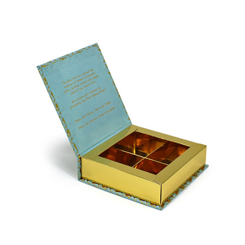 4pcs Truffles Chocolates Rigid Cardboard Gift Box