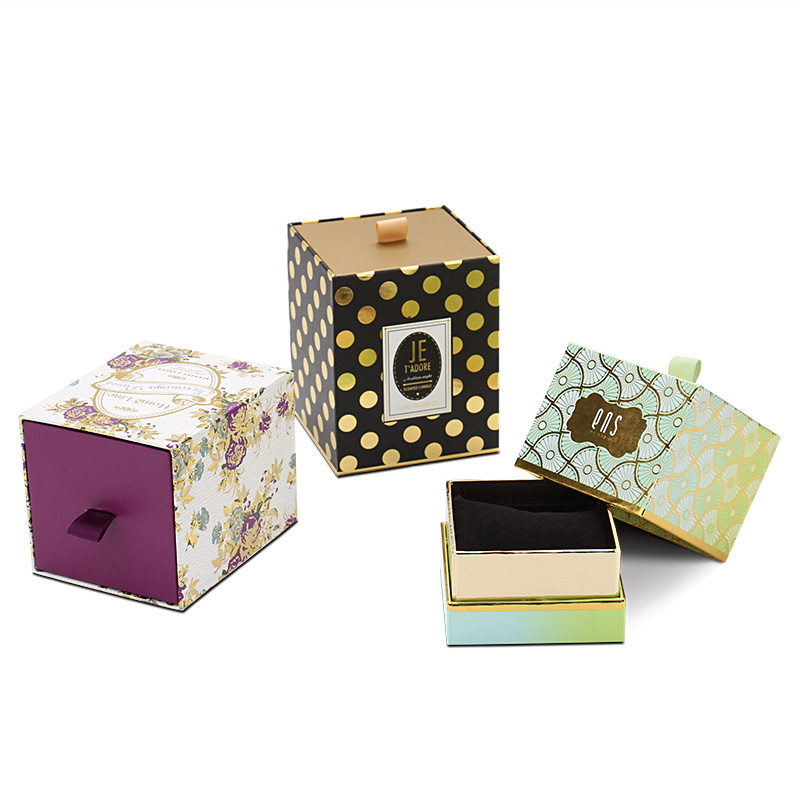Luxury Gold Foil Rigid Small Gift Candle Boxes Wholesale