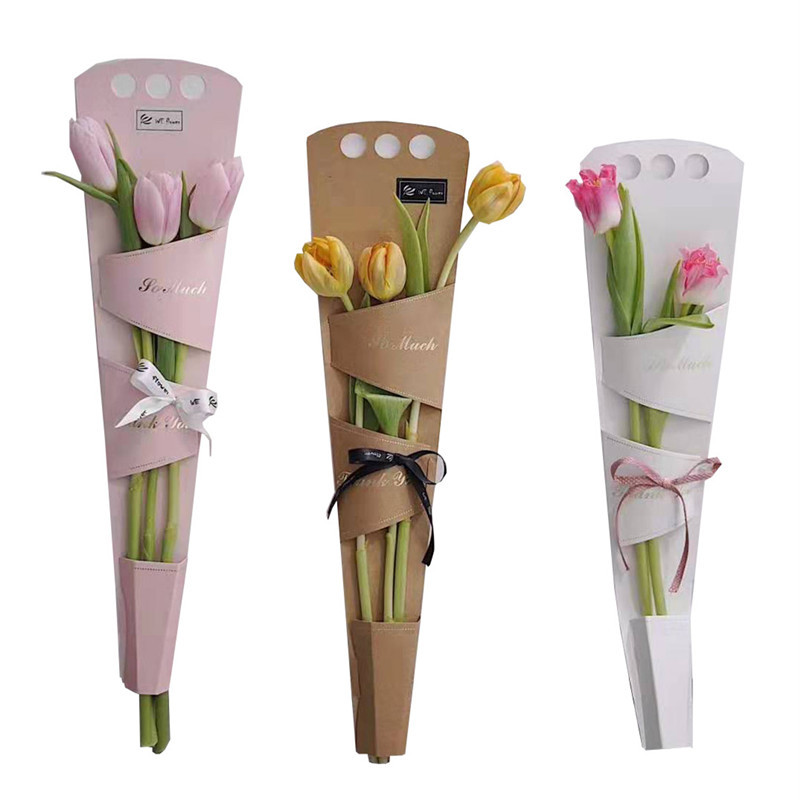 Luxury Flat Flower Gift Packaging Box For Rose