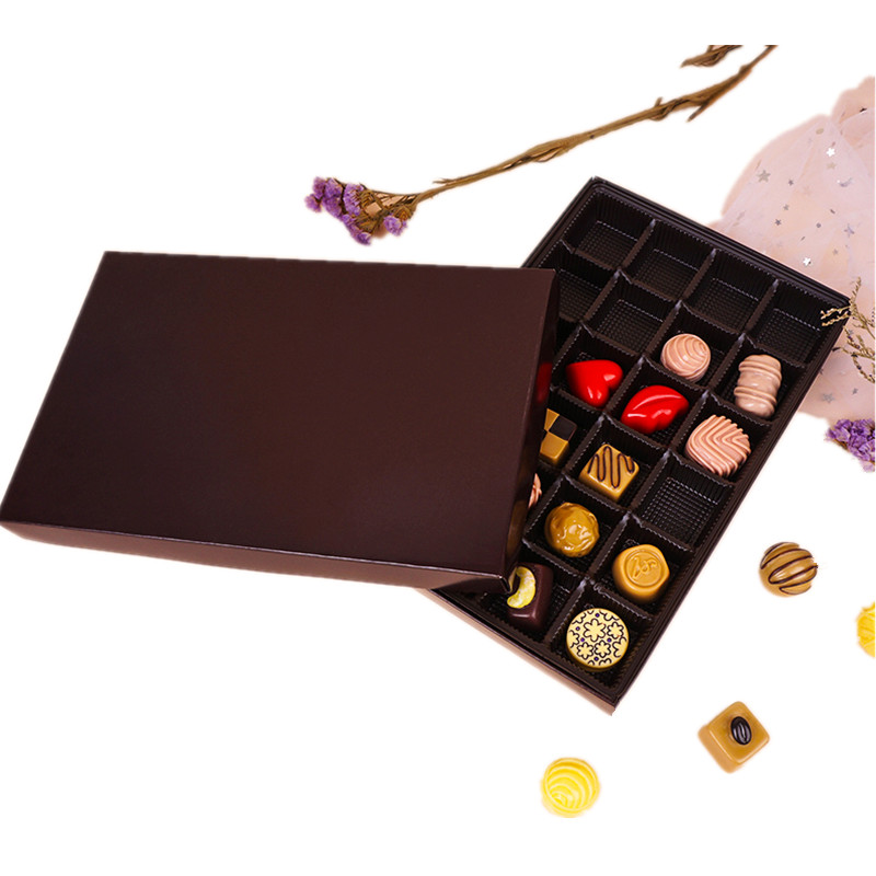 Foldable Brown 24PC Airline Chocolate Truffle Box Set