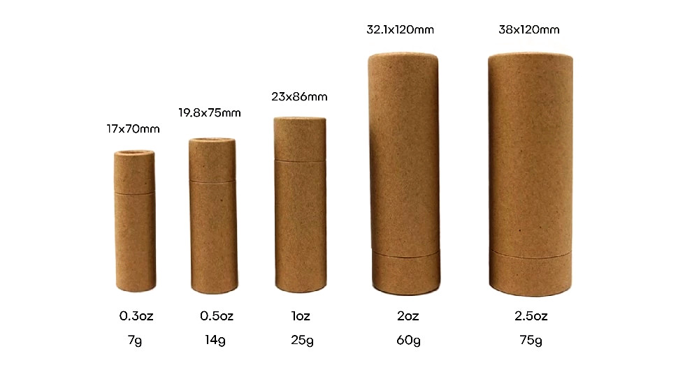  paperboard deodorant tubes 