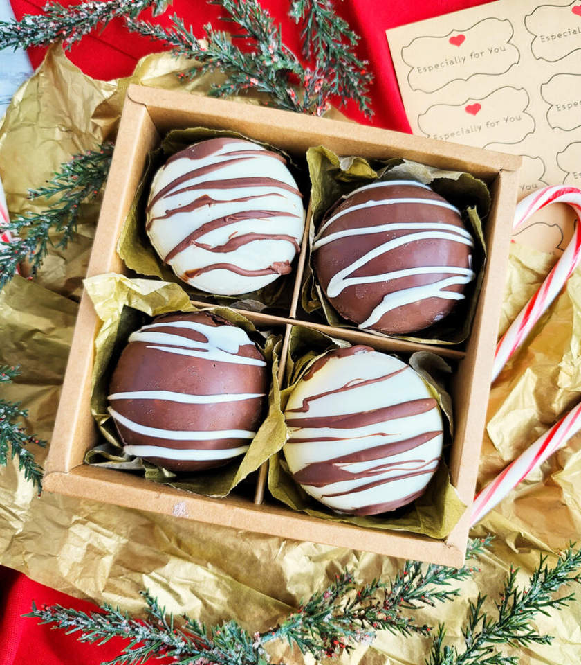 hot chocolate bombs Box