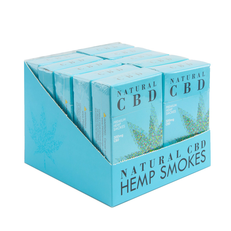 Factory Glossy CBD Paper Counter Display Box Custom