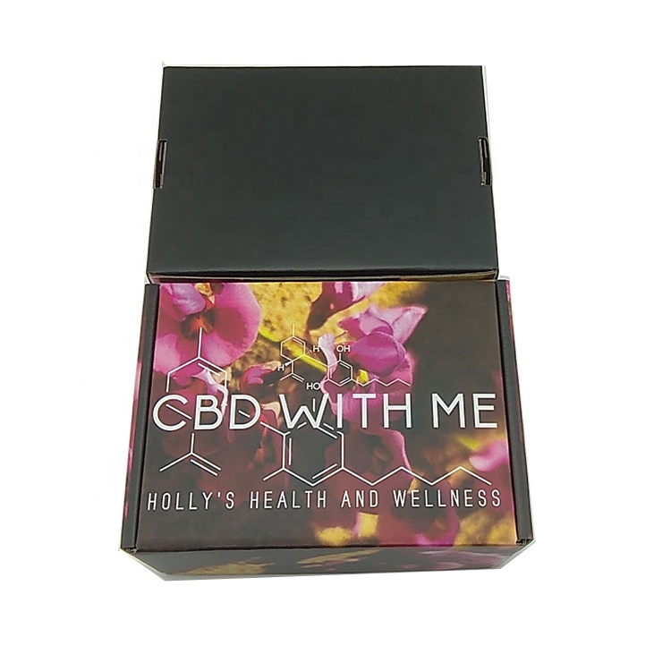 Custom High Quality CBD Shipping Mailer Box With PVC Window