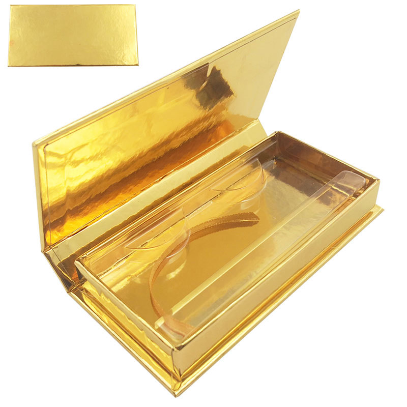 Luxury Cardboard Shiny Boxes For Eyelash Packaging