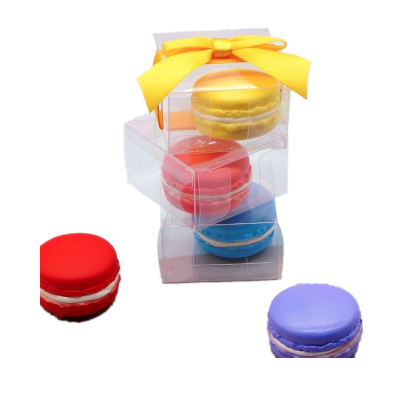 Clear Single Pack PET Plastic Storage Macarons Gift  Box