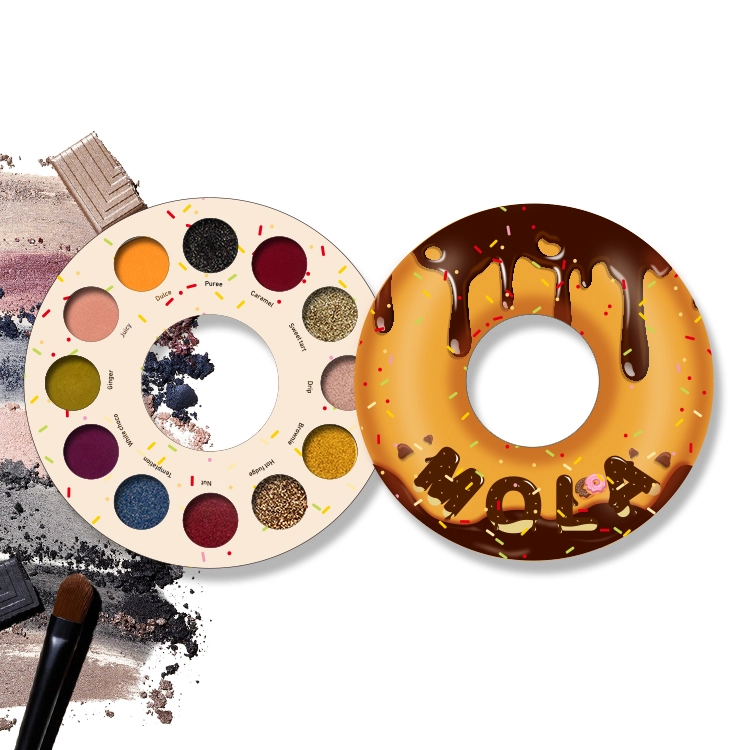 Creative Cylinder Donut Eyeshadow Palette Box