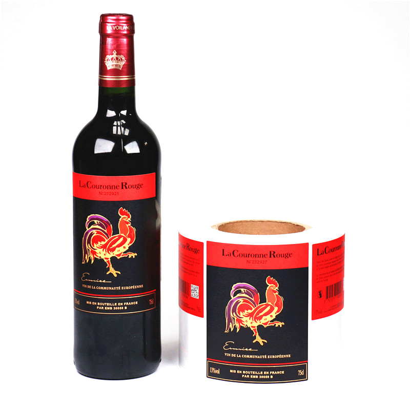 Wholesale Self Adhesive Sticker Label For Wine