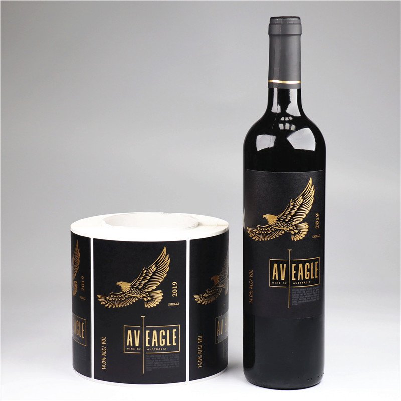 papper wine label sticker